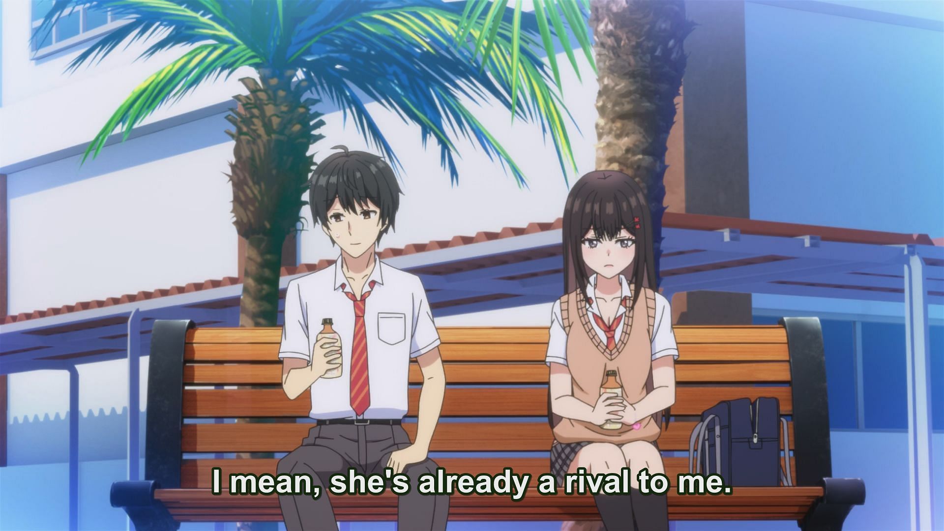 Yuu and Rion in Can a Boy-Girl Friendship Survive? episode 9 (Image via J.C.Staff)